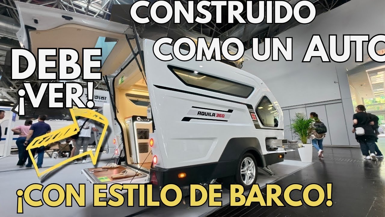 ¡Increíble caravana 2026 Star Light LIDU AQUILA 360: estilo náutico y diseño automotriz!
