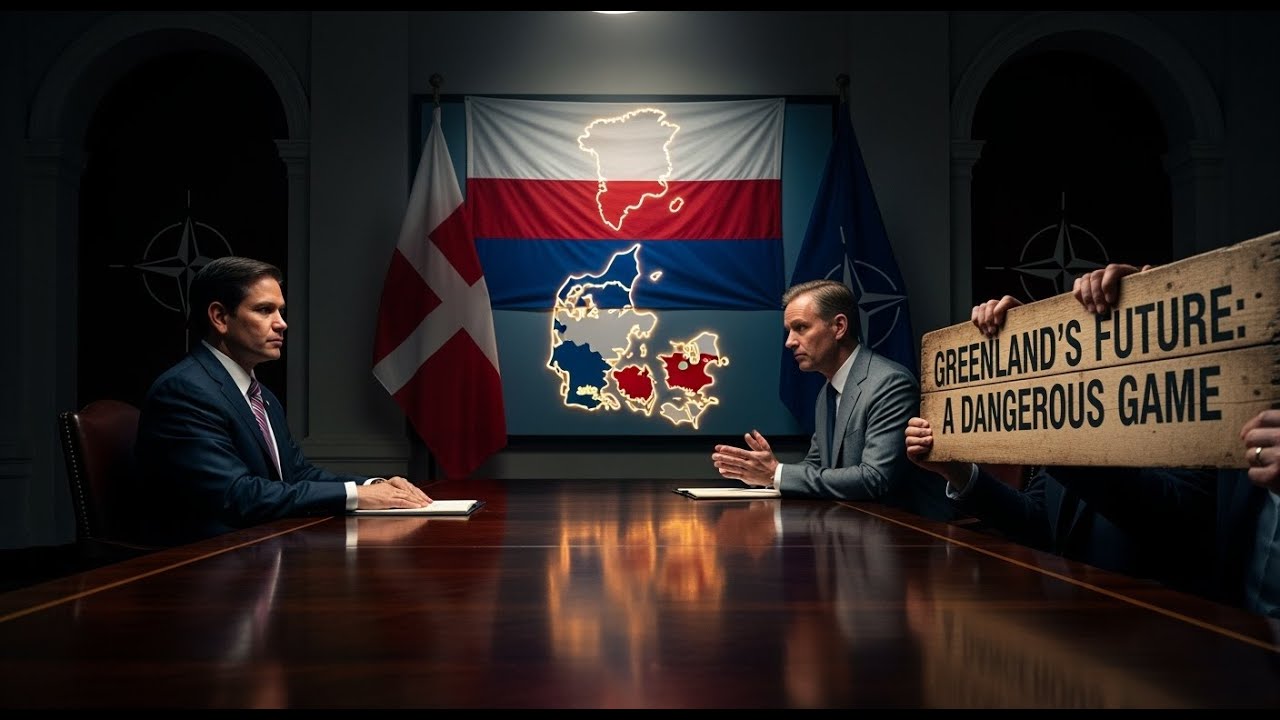 Greenland’s Future : Ambition, Politique et ⚠️Conflits ! 🇩🇰