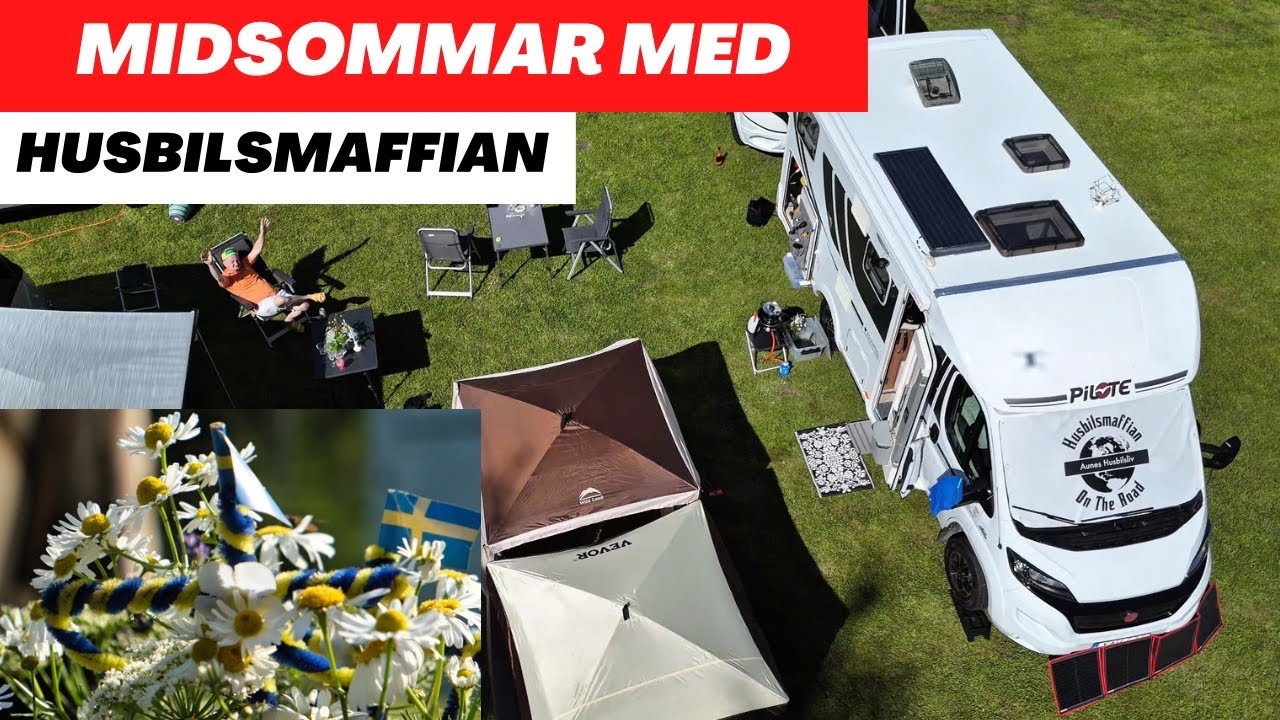 Midsommar -25 på Enets ställplats #husbilsliv #husbilsmaffian