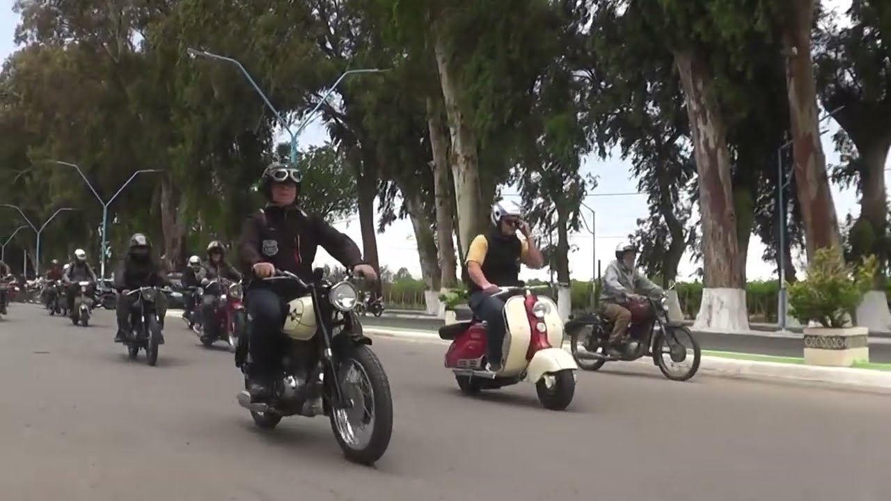 Parque Latinoamericano: 63º Rally Nacional de Motos Antiguas en Albardón.
