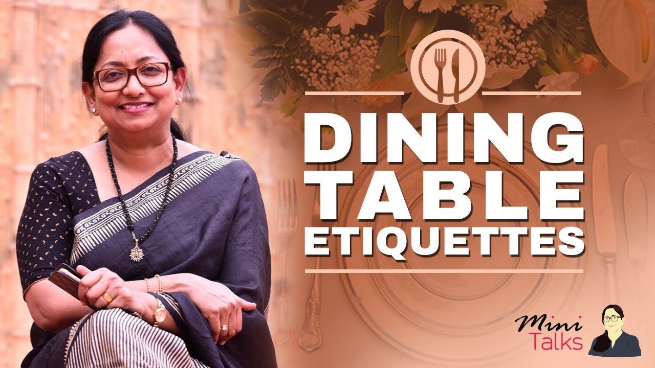 Dining Table Etiquettes | Table manners | Mini Sajan