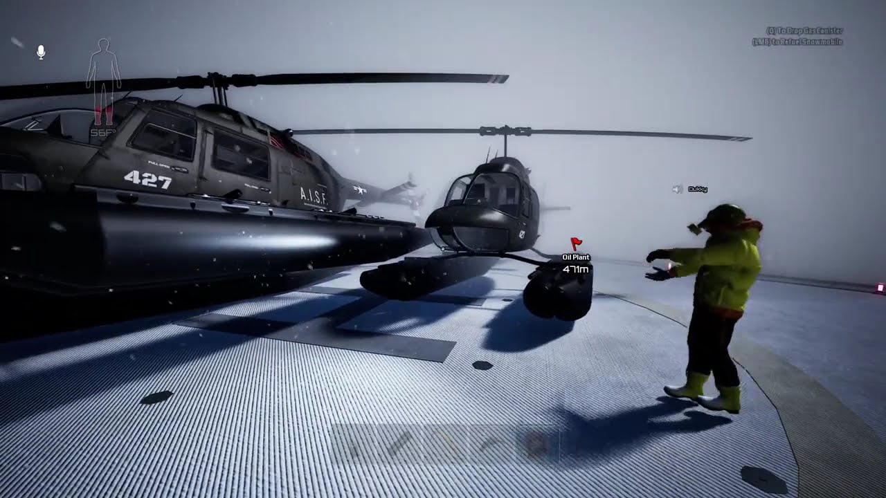 Dukky checks the fuel in Nuclear Nightmare