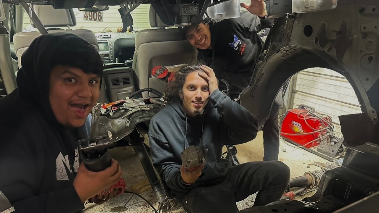 BIPPU LEXUS BUILD PT1 cutting it all up!