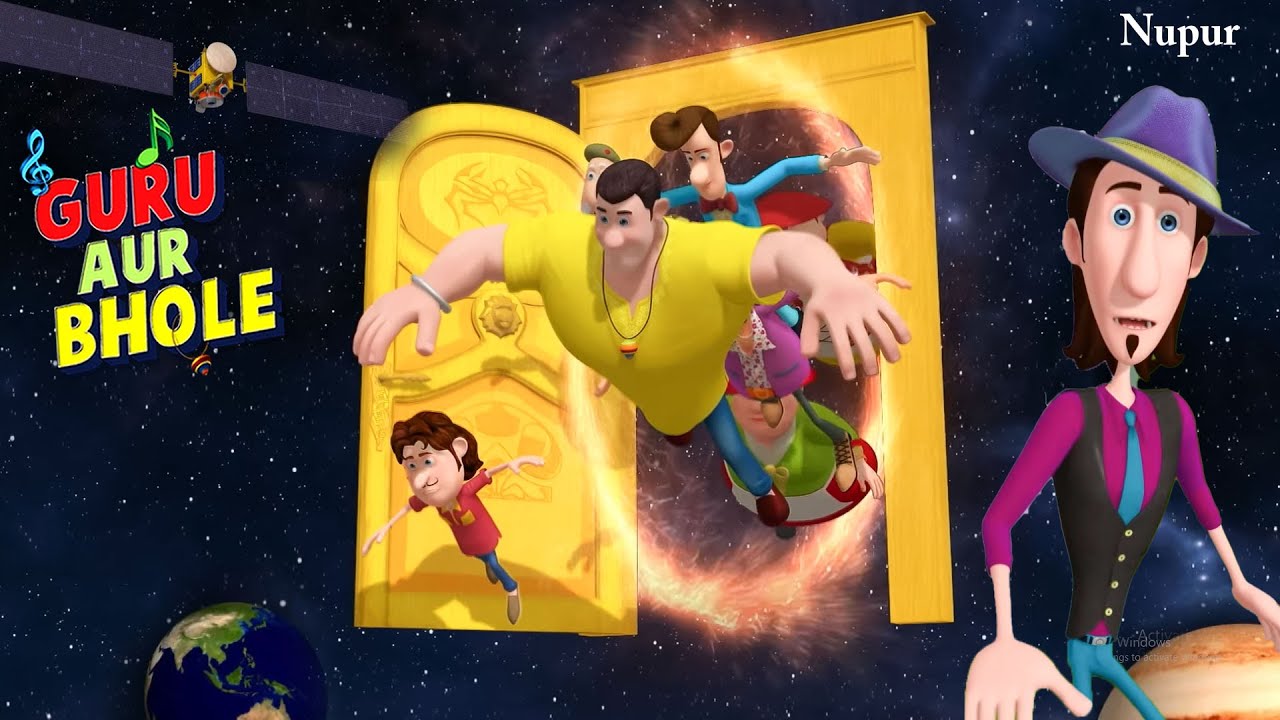 MJ के Magical Door 🚪 ने Guru और Bhole 🧑🏻‍🚀 को पहुंचा दिया 🌚 Moon पर I Moral Stories In Hindi