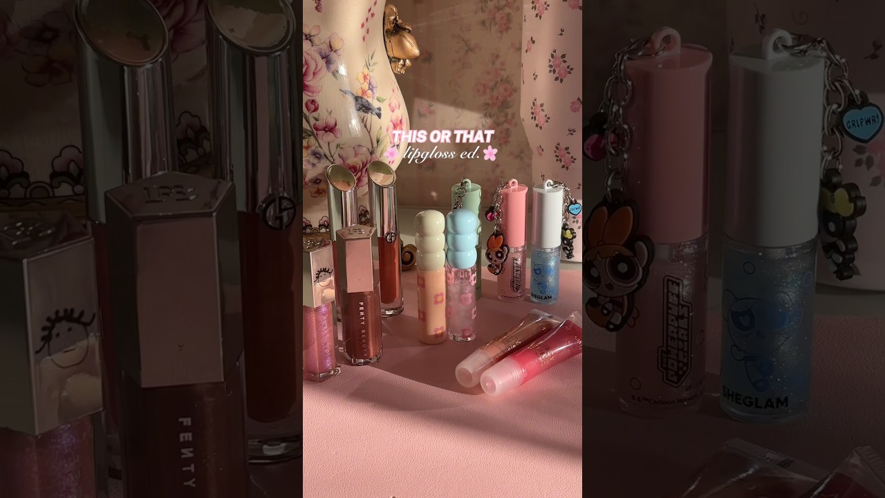 ASMR This or That Lipgloss Ed. #asmrthisorthat #asmrmakeup
