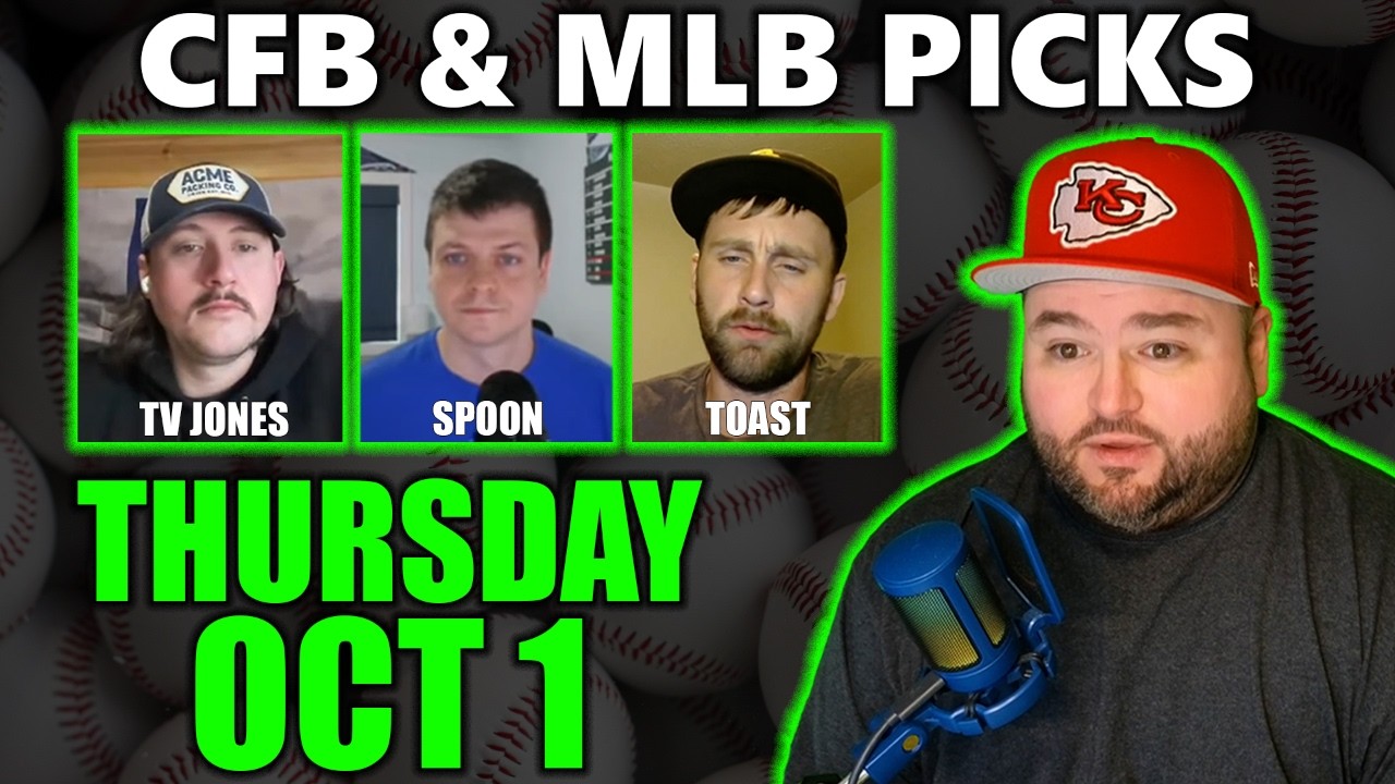 College Football & MLB Picks with Kyle Kirms - Thursday October 1st