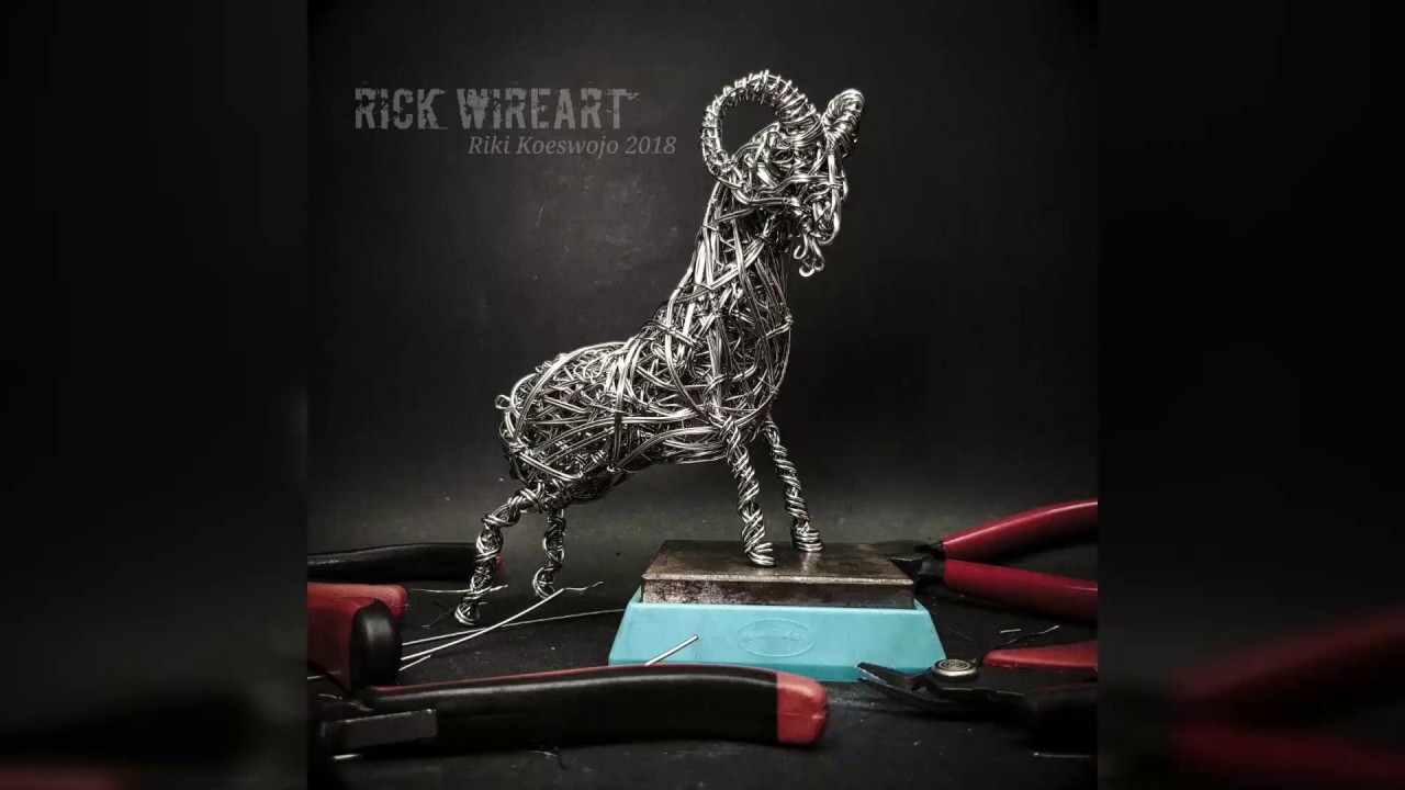 How to make wire sculpture Goat