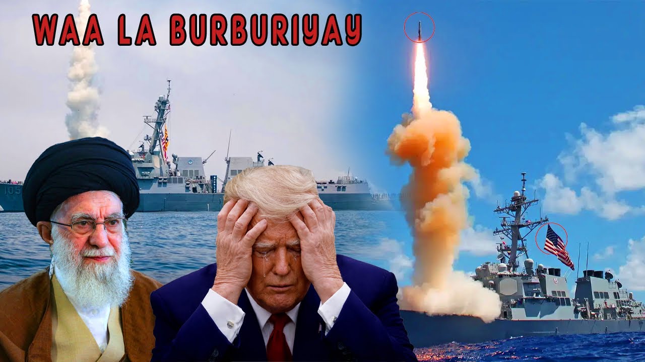 GUUL Markabkii Trump oo goordhaw gantaal lagu dhuftay Jabwayn oo gaaray Mareykanka guusha IIRA*N