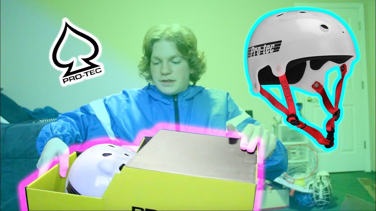 TRANSLUCENT WHITE PRO-TEC HELMET UNBOXING!