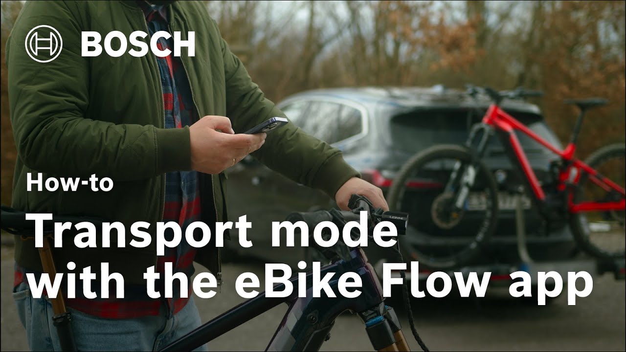 How-to | How to use the Transport mode with the eBike Flow app | Bosch eBike Systems