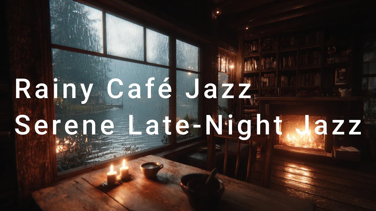 【Cafe Music】Rainy Café Jazz —Serene Late-Night Jazz #jazz #smoothjazz #bgm #littlejoylounge