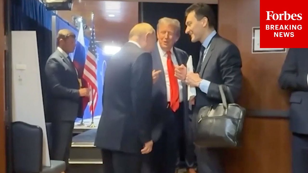 Kremlin Footage Shows Trump And Putin Speaking Behind The Scenes At Summit In Alaska