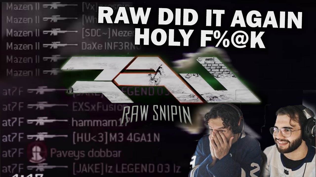 Snipercast reacts to Best of MW2 by RawSnipin