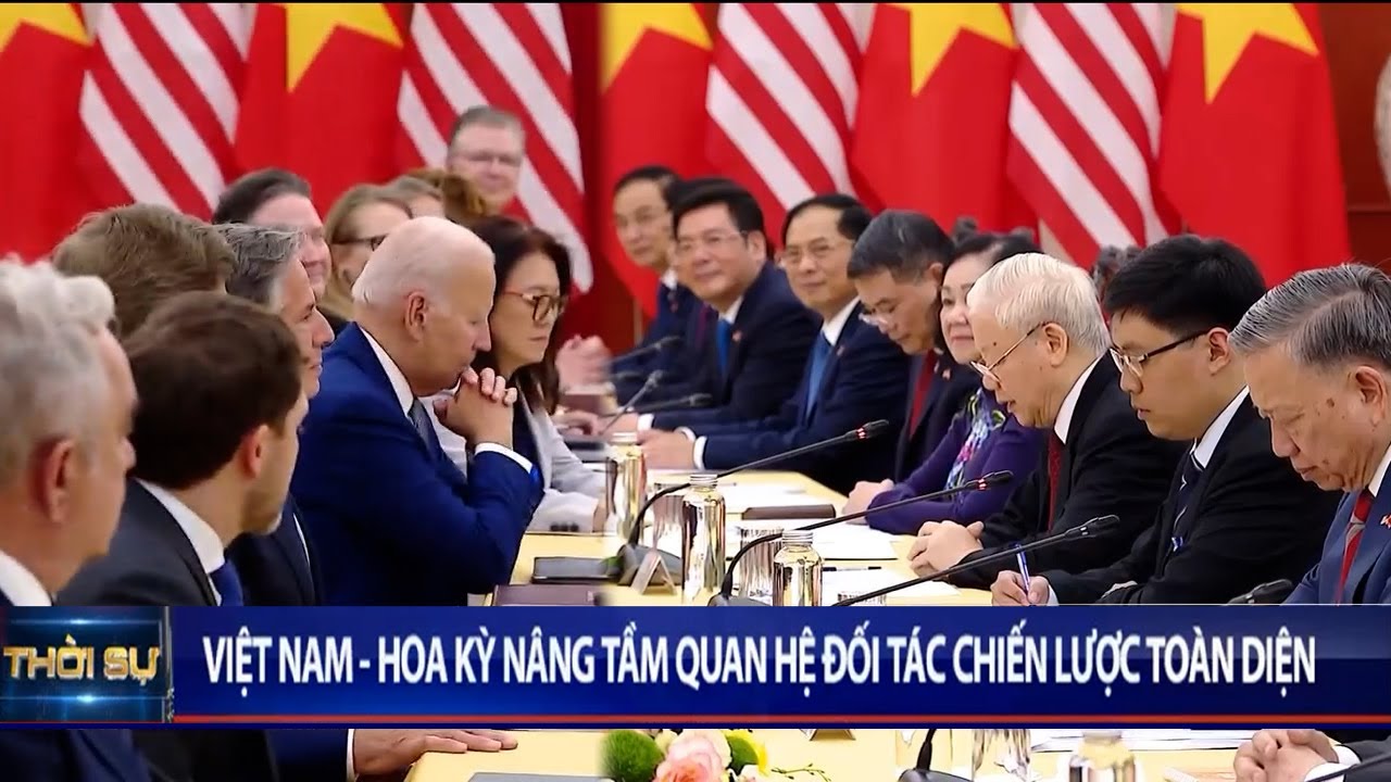 Tổng Bí thư đón Tổng thống Hoa Kỳ thăm Việt Nam, xác lập quan hệ Đối tác Chiến lược toàn diện