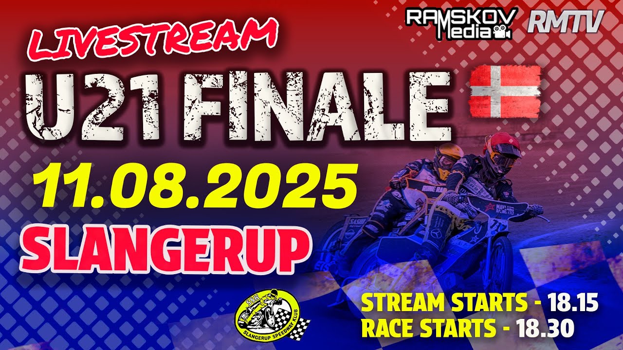 U21 DM finale Speedway 2025 | Slangerup Speedway Klub | 11.08.2025