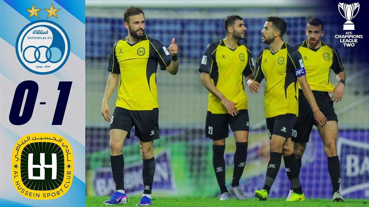 Esteghlal shocked by VAR and late stunner! | Esteghlal 🇮🇷 vs Al Hussein 🇯🇴 | Highlights ACL Two™