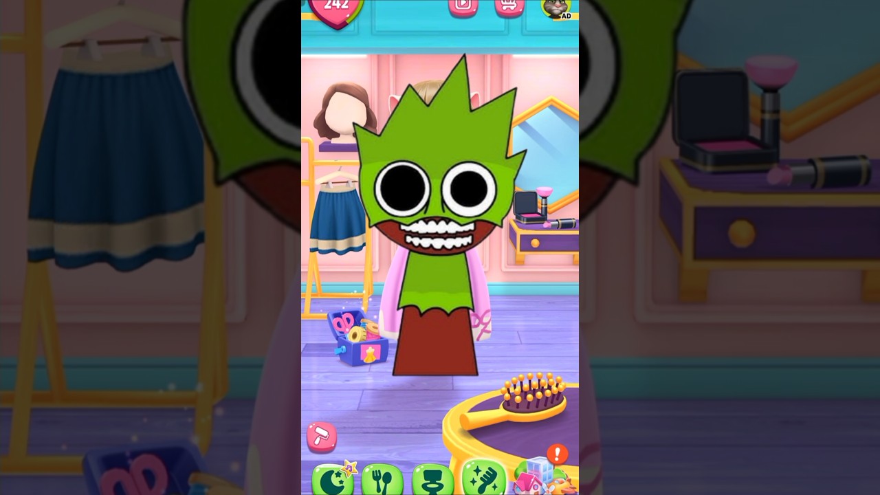 Sprunki incredibox makeover by my Talking Angela2#1m #viral #1k #cosplay #sprunki #mytalkingangela2