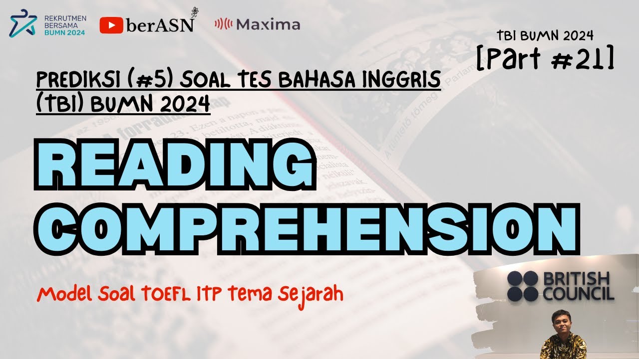 PREDIKSI SOAL TES BAHASA INGGRIS BUMN READING COMPREHENSION | TBI BUMN 2024 | #5