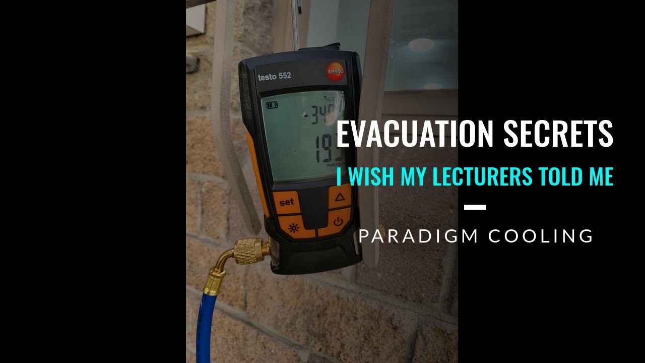 Refrigeration Evacuation Secrets I Wish My Lecturers Told Me | Pro Tips by Paradigm Cooling
