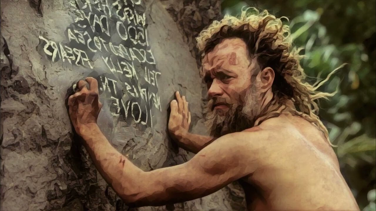 Reflecting with Chuck Noland in Cast Away ambient