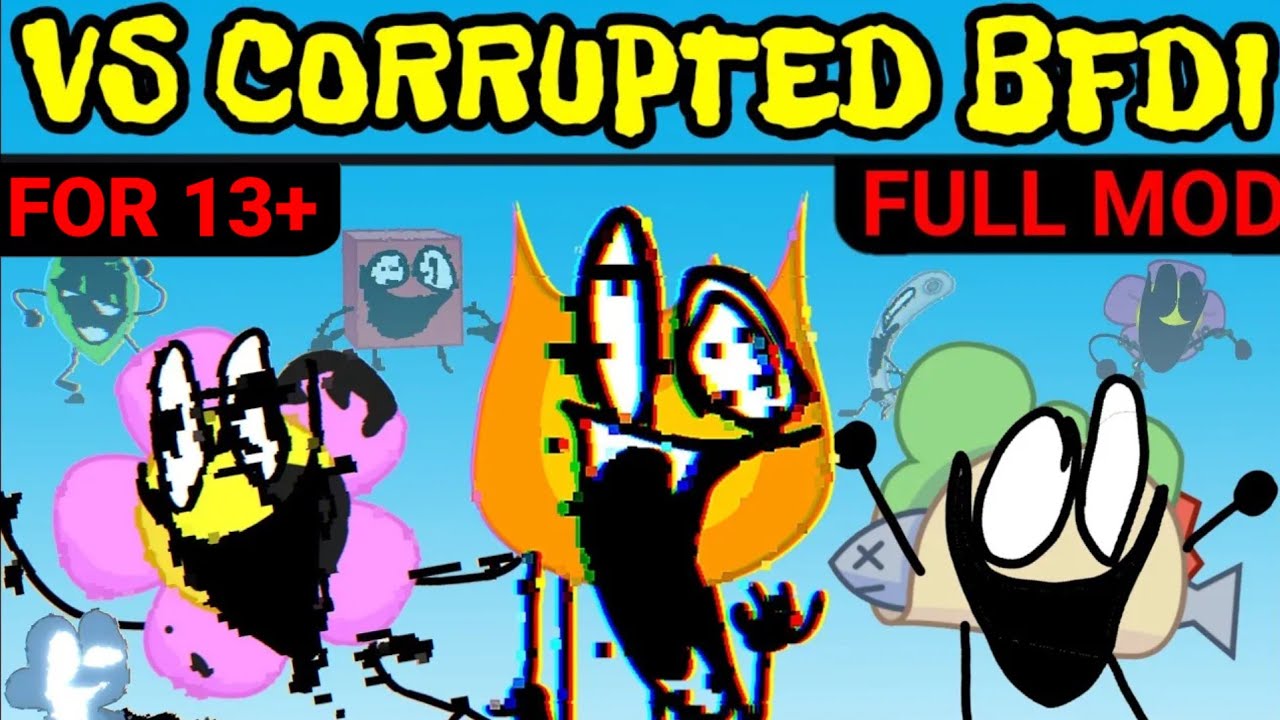 Friday Night Funkin' VS Pibby BFB - Battle for Corrupted Island | Pibby X FNF (FNF BFDI)