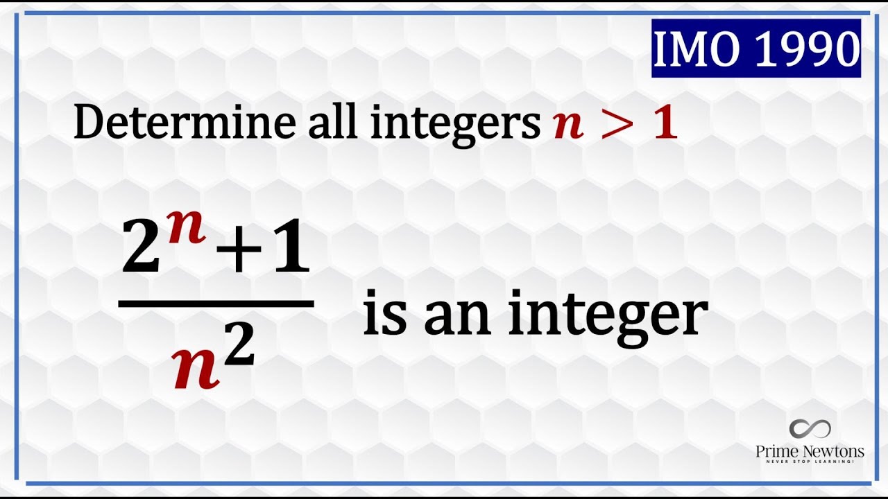 Найдите все n больше 1, такие, что (2^n + 1)/n^2 является целым числом.