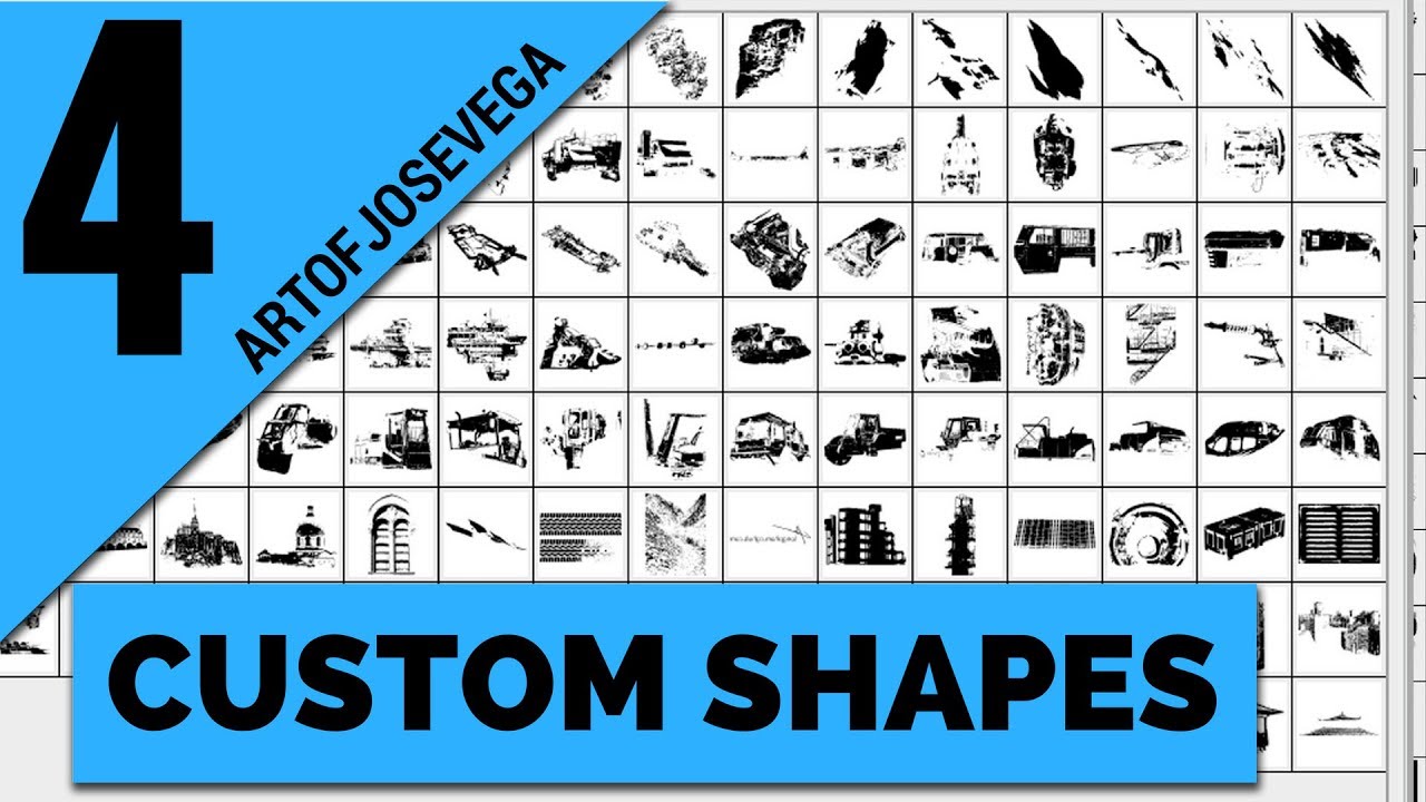 How To Create Custom Shapes In Photoshop – Episode 4