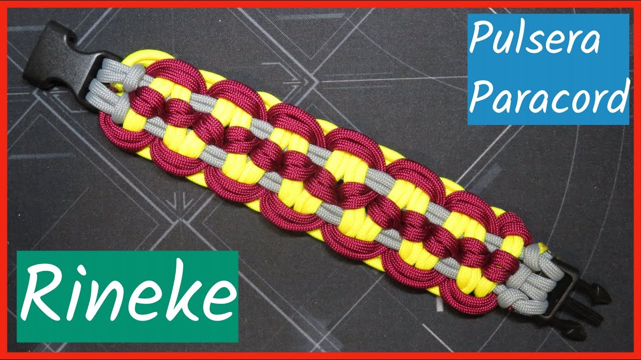 How to Make the Perfect Pulsera Paracord RINEKE Gruesa - Paracord Knots