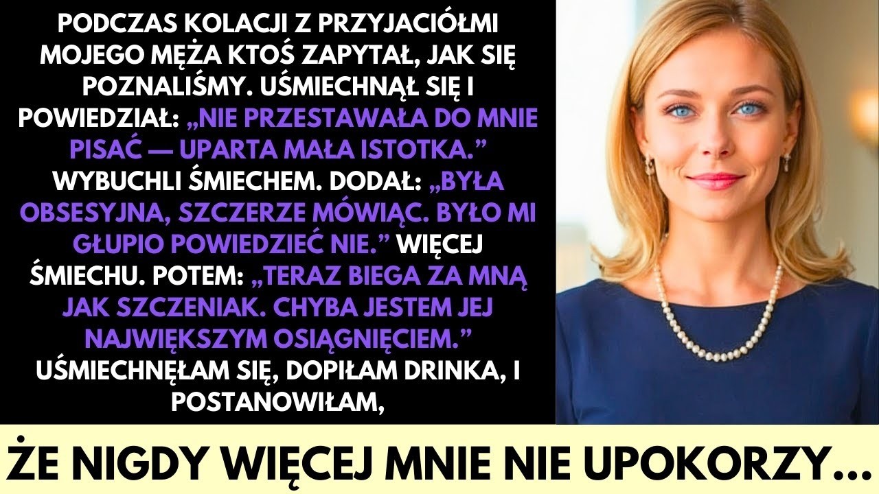 Powiedział, Że Goniłam Go Jak Szczeniak—Tamtej Nocy Na Luksusowej Gali Zostawiłam Go Błagającego