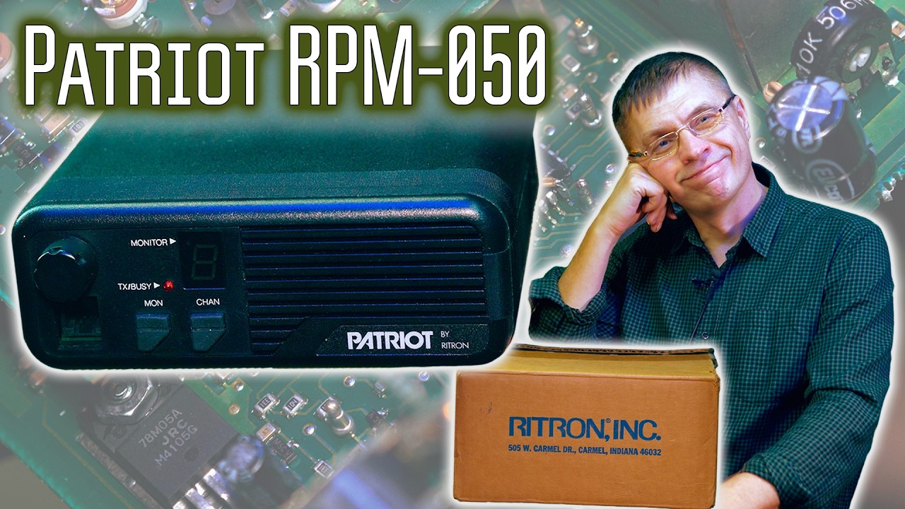 Ritron Patriot RTM серия автомобильных радиостанций. Сделано в США.