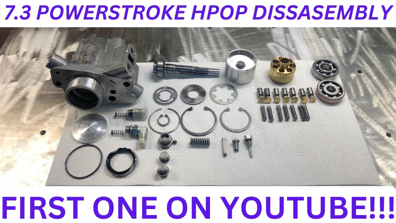 ПОЛНАЯ РАЗБОРКА ДВИГАТЕЛЯ HPOP POWERSTROKE 7.3