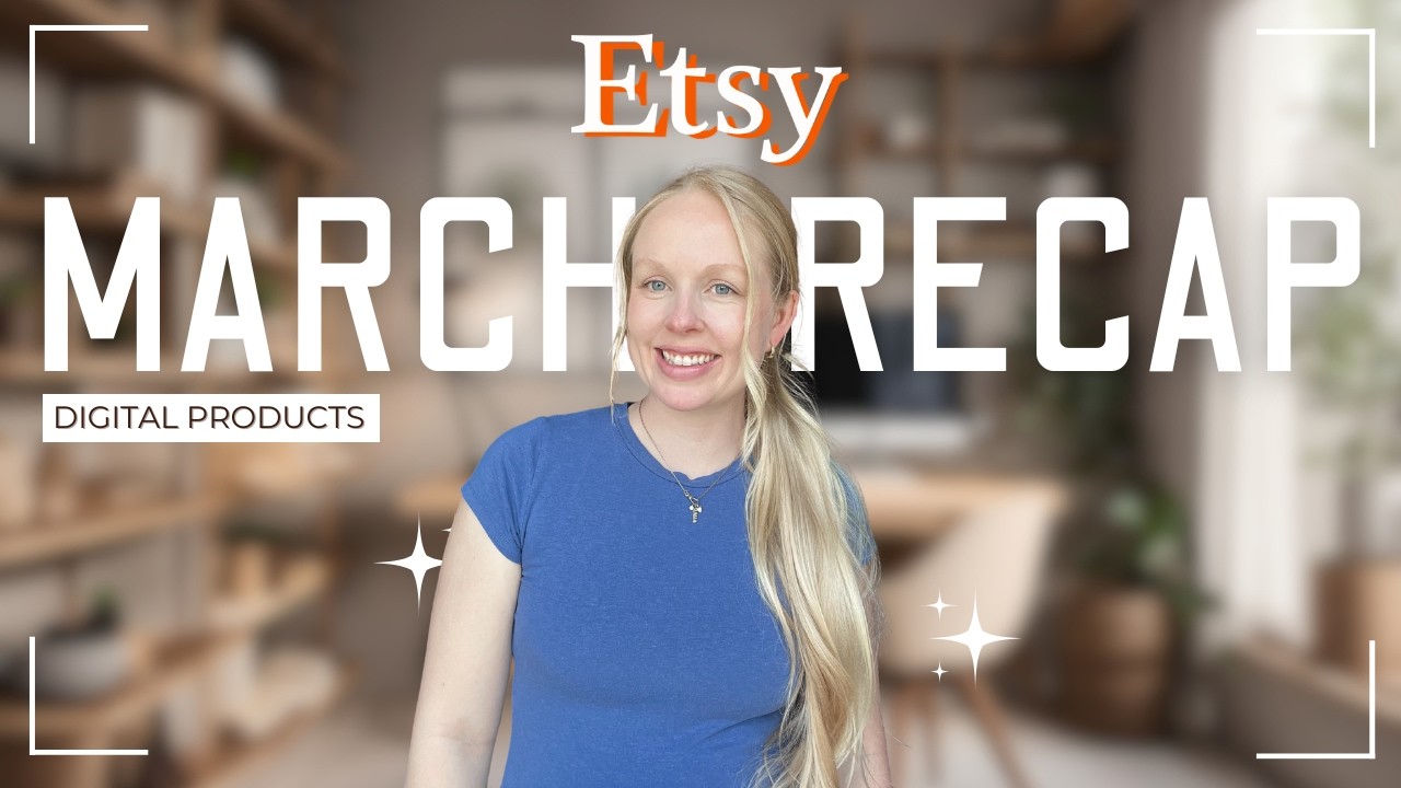 Цифровые продукты умерли? Сколько я заработал на Etsy в марте?