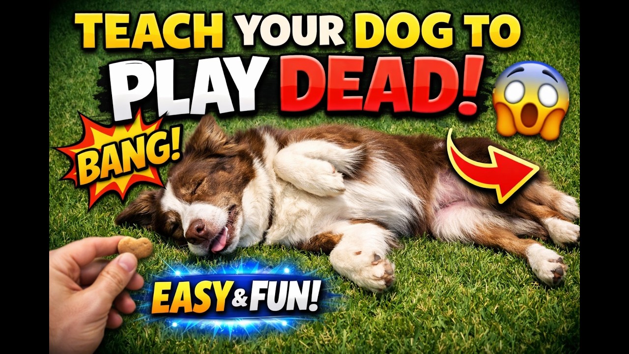 How to Teach Your Dog to Play Dead in 5 Minutes (Easy Trick Anyone Can Do!)