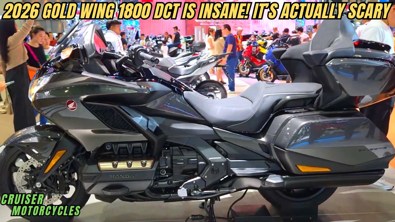 Honda просто ВЗОРВАЛА мир туристических мотоциклов… Gold Wing 1800 DCT 2026 года — это БЕЗУМИЕ! Э...