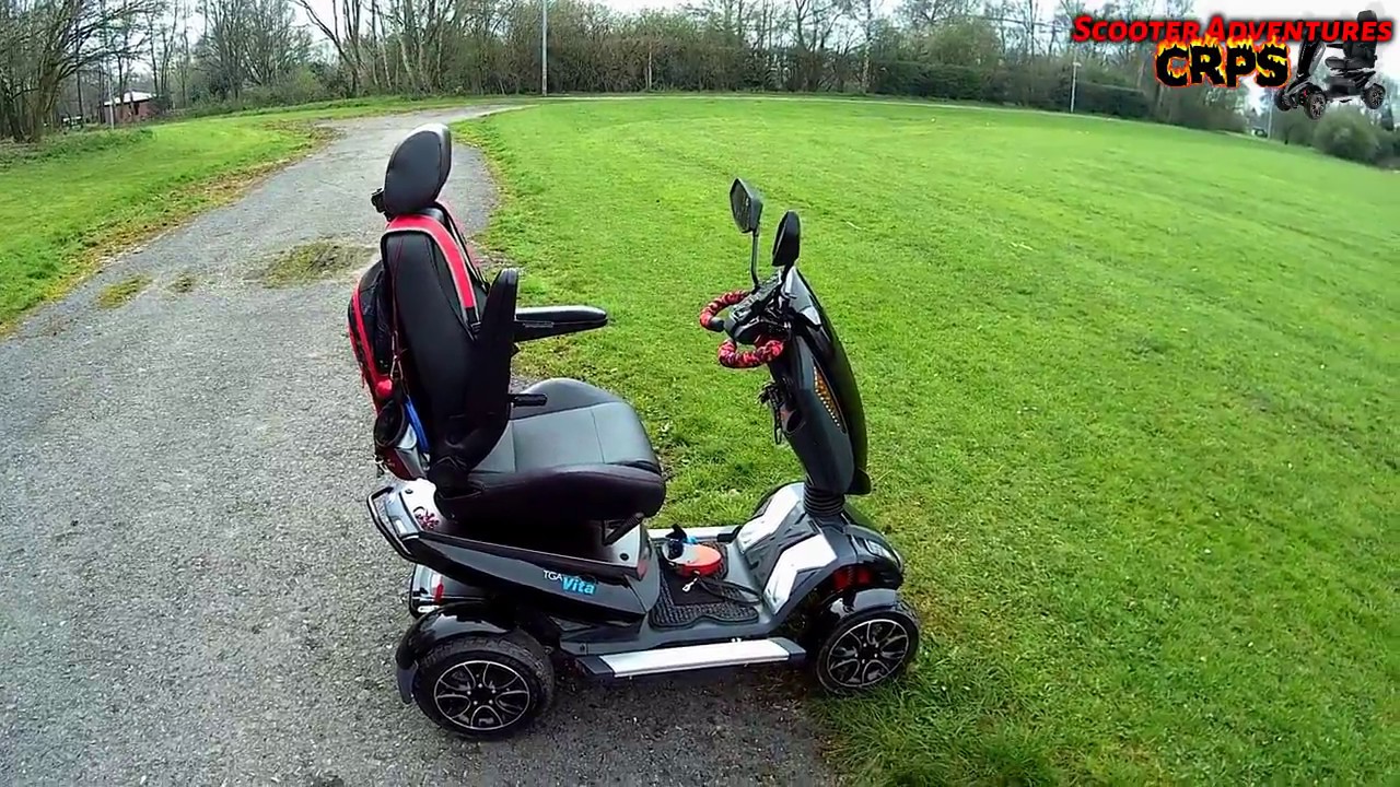 Sizzles first walk (Life with TGA Scooters)