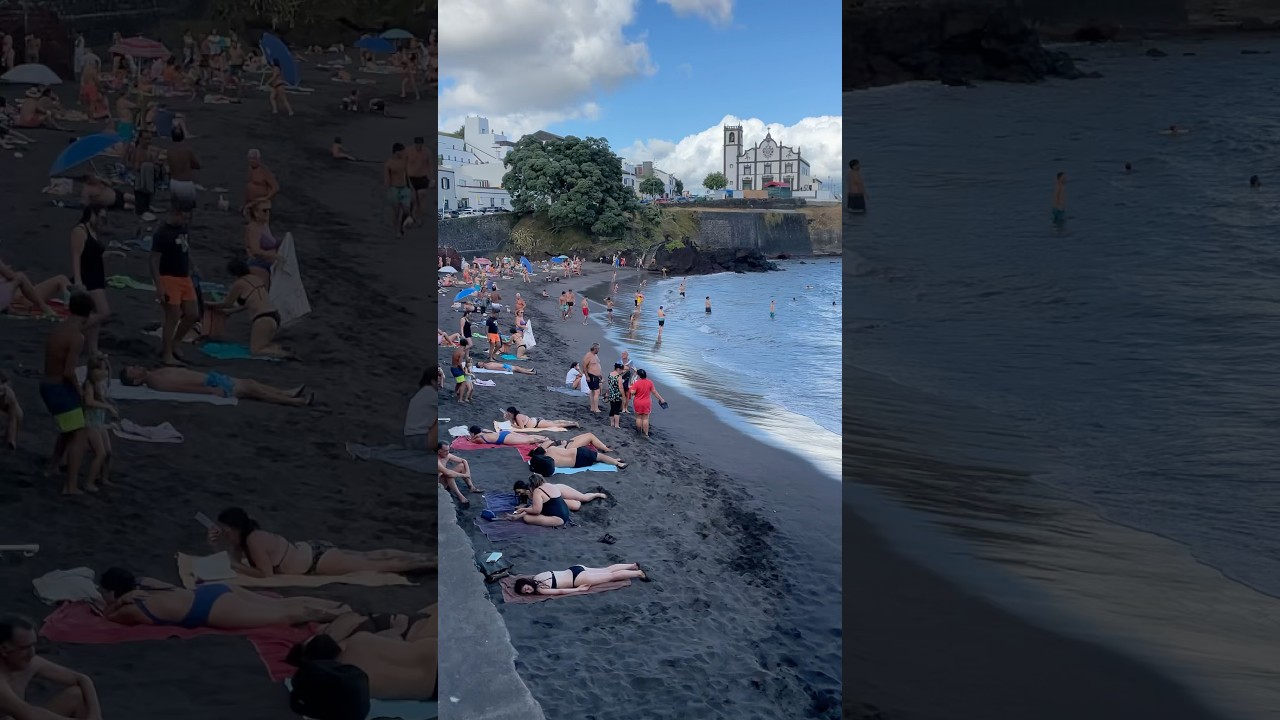 Beachtime 🏖️ / Praia Sao Roque / Ponta Delgada, Sao Miguel Azores Portugal 🇵🇹 - 16.08.2025 #summer