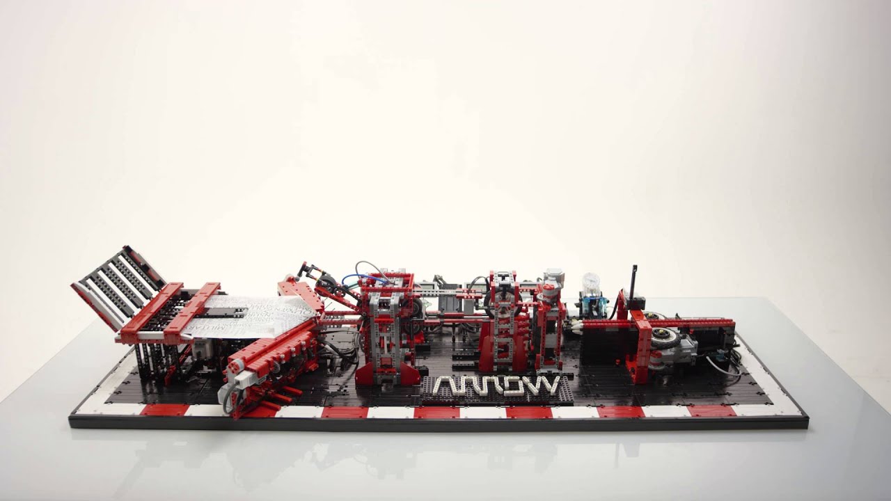 Lego Paper Plane Machine - Full Take