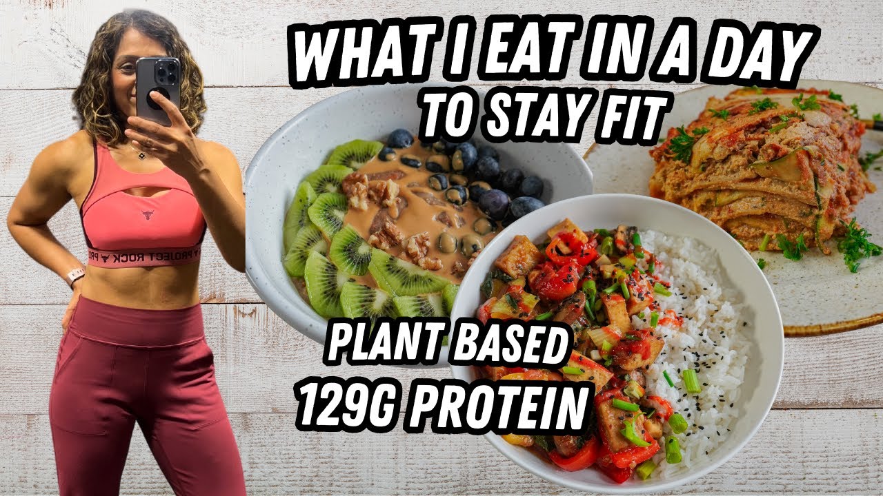 Easy High Protein Vegan Meals to Get back on Track |129g Protein, 1857 Calories (Simple & Realistic)