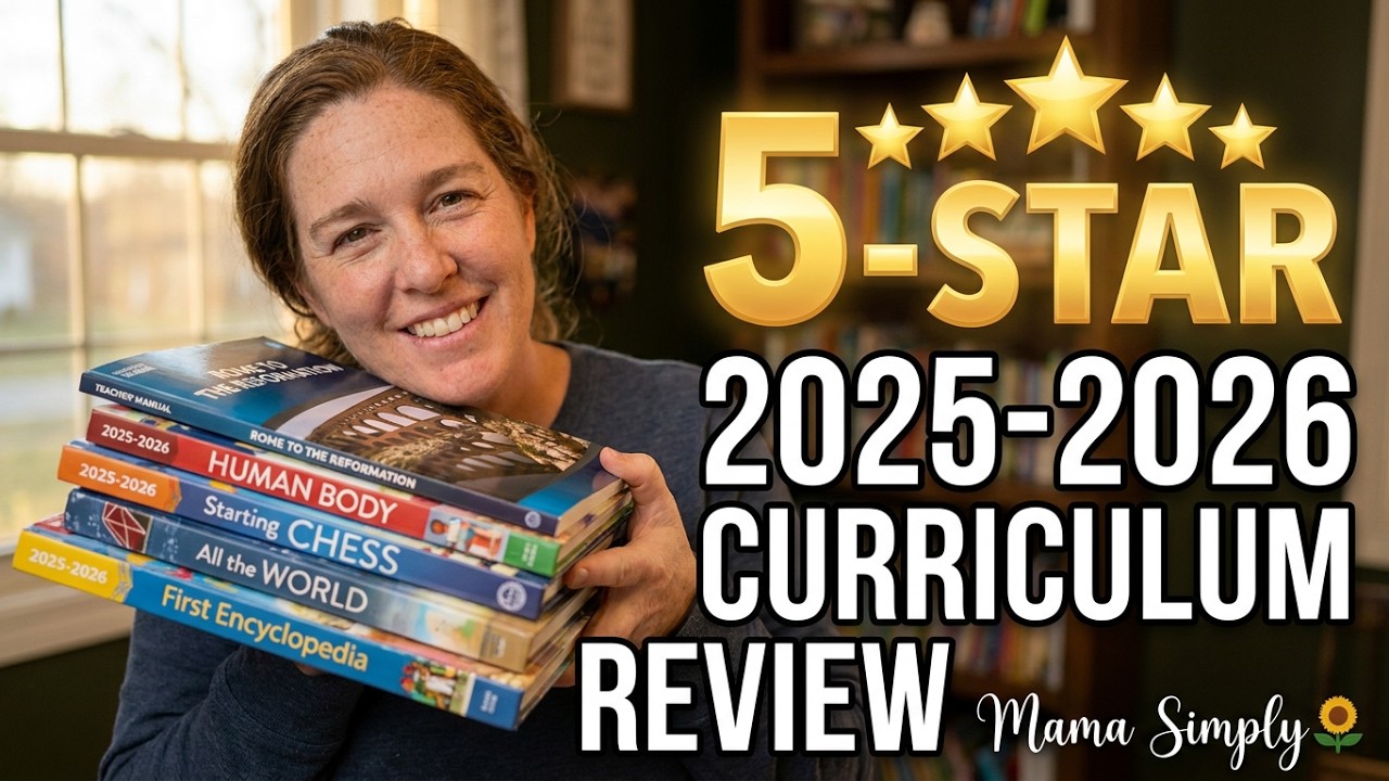 How I homeschool 8 | Homeschool Day in the Life with a Large Family | 2025-2026 Curriculum Review