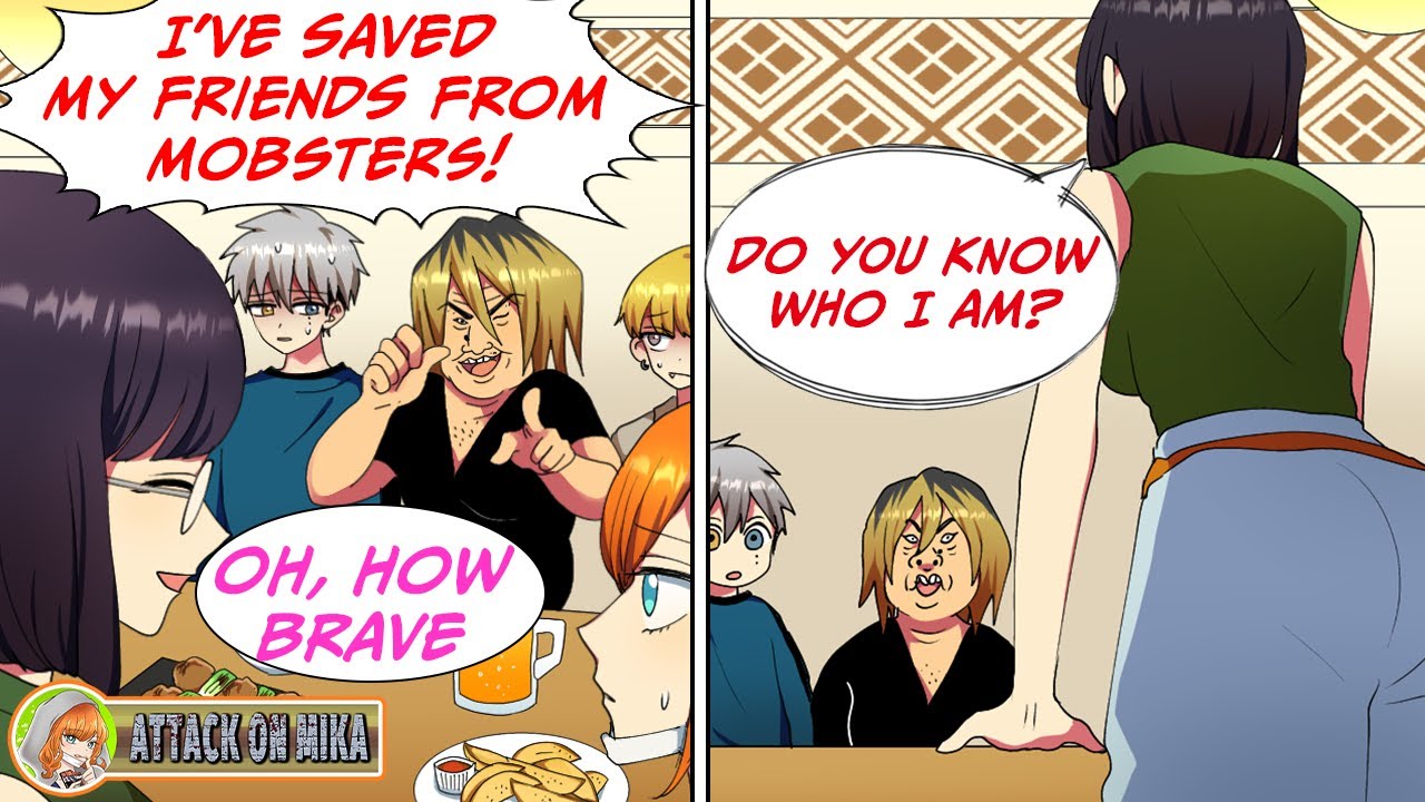 Some guy at a matchmaking party was bragging about how tough he was, until this happened [Manga Dub]