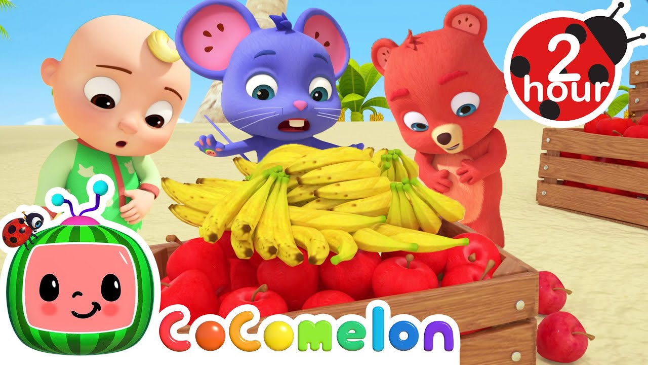 Apples and Bananas 🍎🍌 | Cocomelon - Nursery Rhymes | Fun Cartoons For Kids