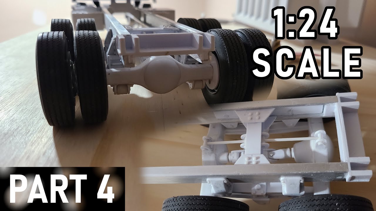 HANDMADE INTERNATIONAL Truck |Styrene Plastic | PT.4 [Rear Suspension]