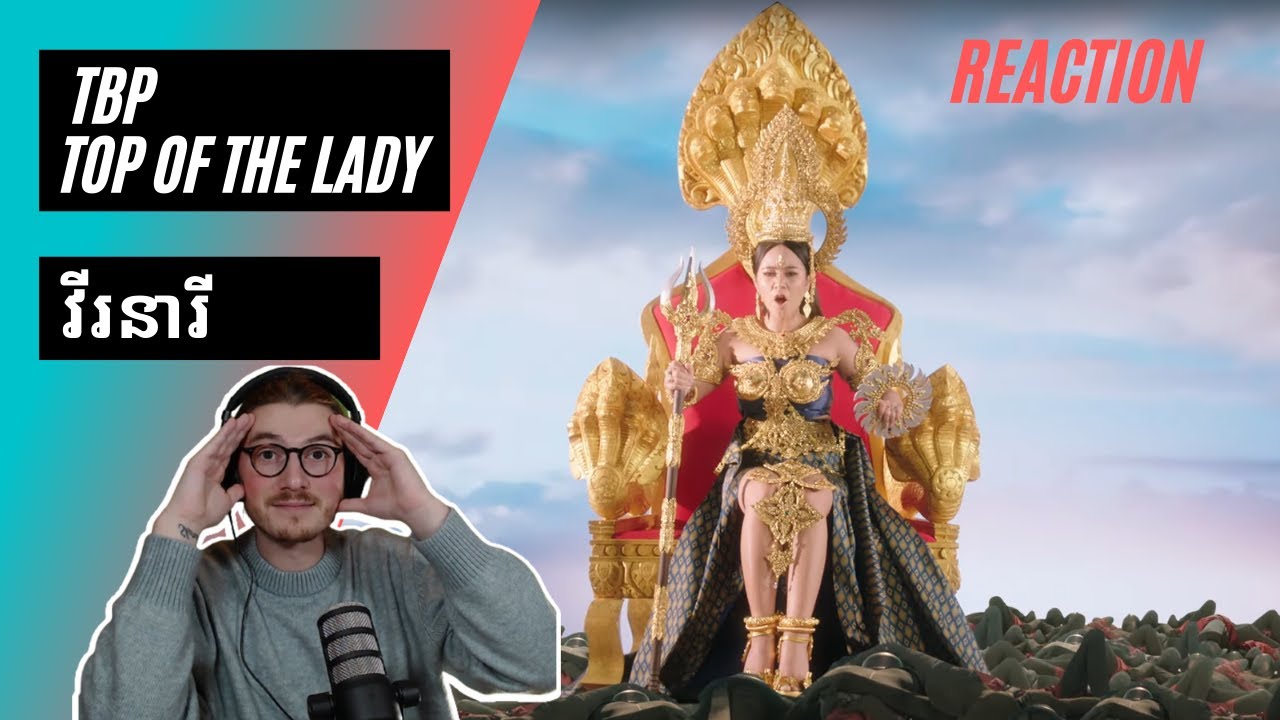 Barang (German) react to TBP - ‘ វីរនារី ‘ Top Of The Lady [ Official Music Video ] in English