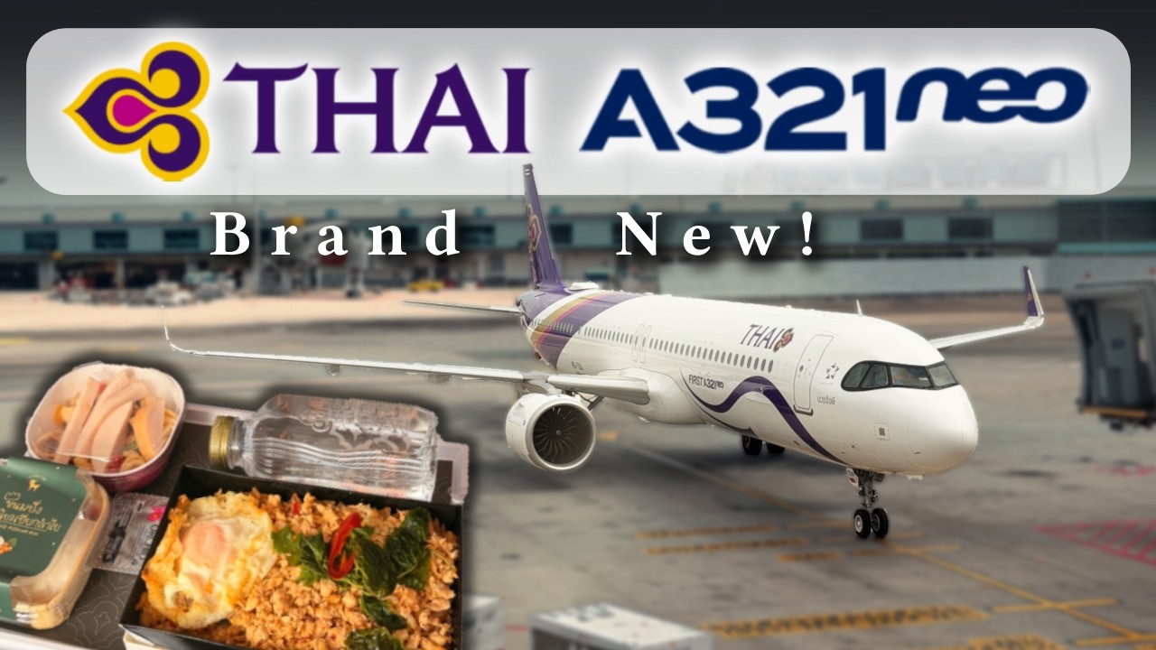 Совершенно новый самолет A321neo авиакомпании Thai Airways в экономическом классе — что вам нужно...