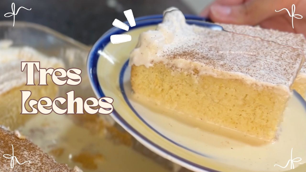Pastel Tres Leches Casero Súper Jugoso y Esponjoso 🍰✨