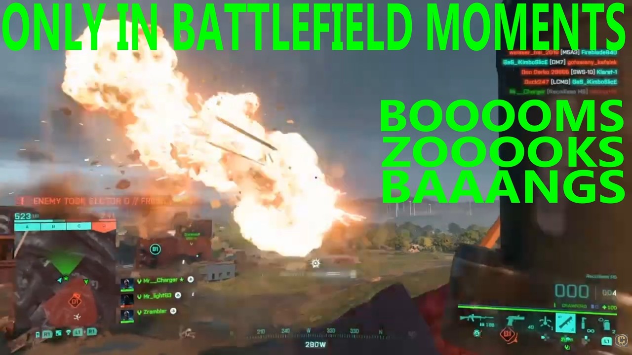 A MONTAGE OF ONLY IN BATTLEFIELD MOMENTS and such in Battlefield 2042!