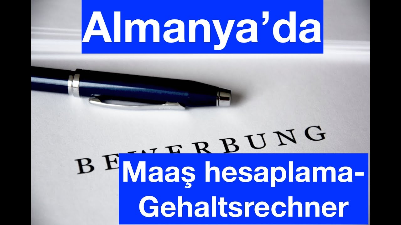 Maaş hesaplama - Gehaltsrechner