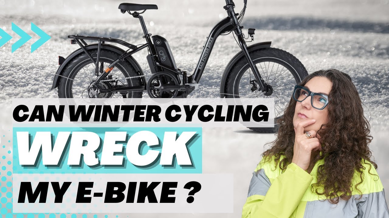 Tips to make sure you don't wreck your e-bike when riding in the winter.