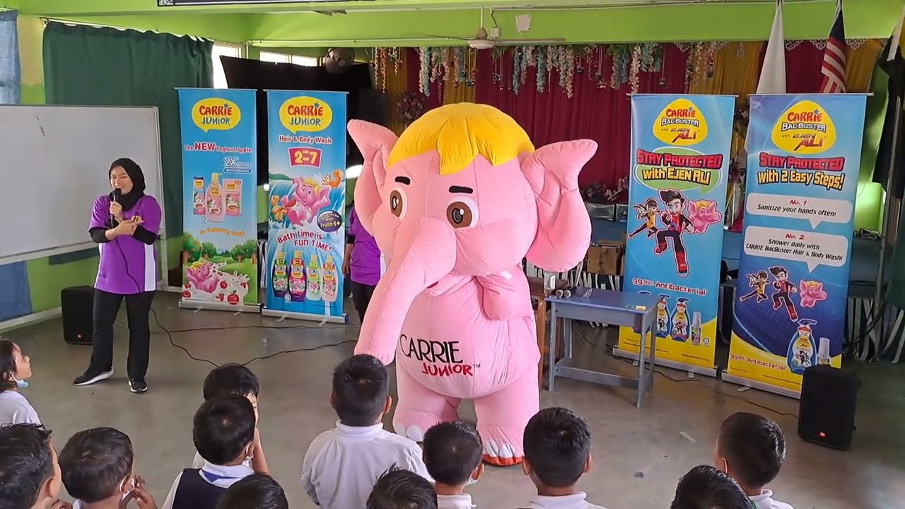 MENARI BERSAMA CARRIE JUNIOR & CARRIE BACBUSTER DI SK PERWIRA 2022