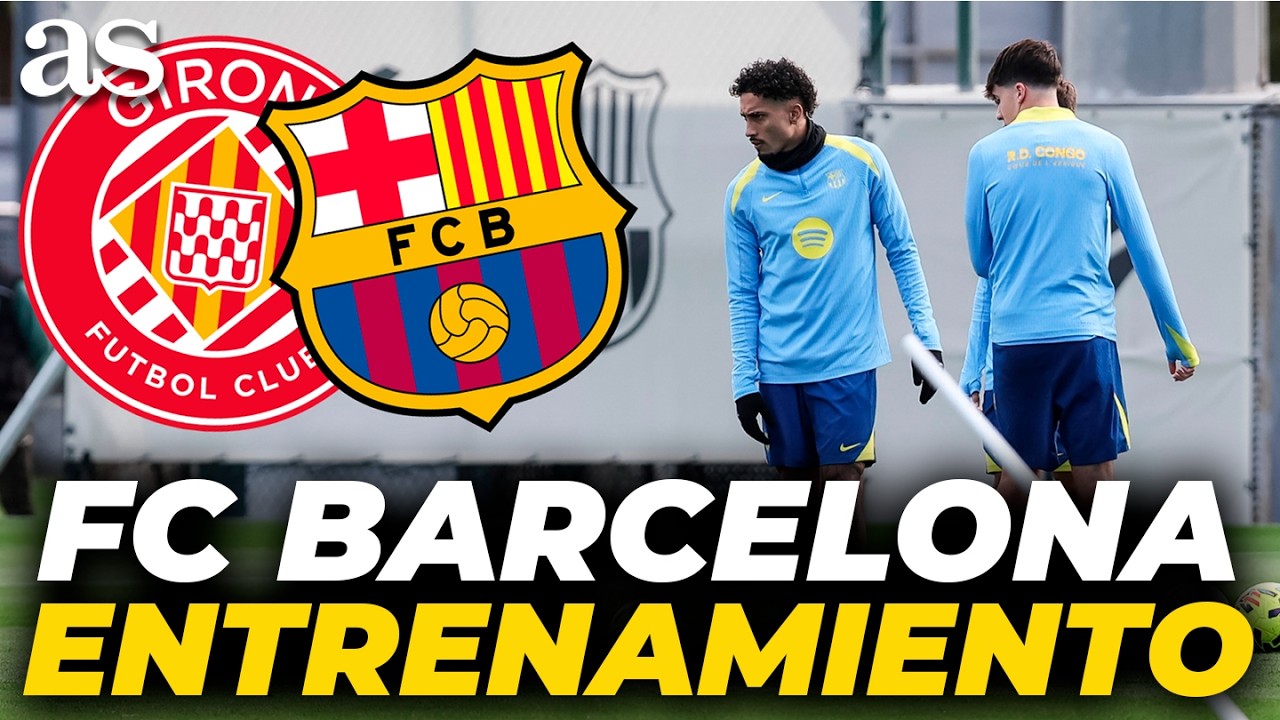 ENTRENAMIENTO COMPLETO del FC BARCELONA previo al GIRONA - BARÇA | LaLiga EA Sports